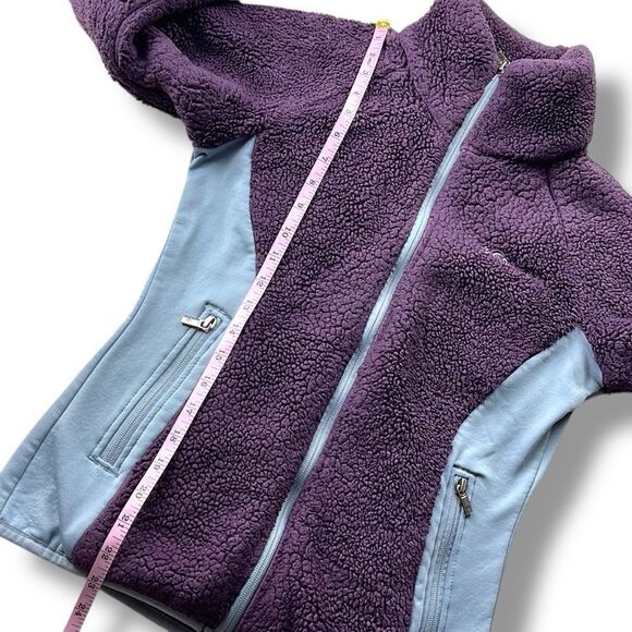 Columbia Fast Beauty Fleece Full Zip Jacket Womens Extra Small XS Purple Blue - Picture 11 of 12